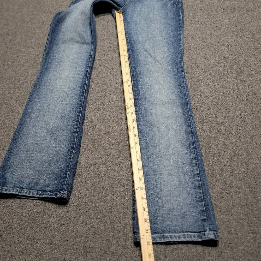 Guess Jeans Womens 27x32 Blue Malibu Bootcut Low Rise Denim Pants Stretch Casual